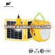 High quality rechargeable LED solar camping lantern with mobile phone charger solar emergency light