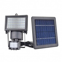 LED solar light IP65 waterproof Wide Angle solar security light motion sensor