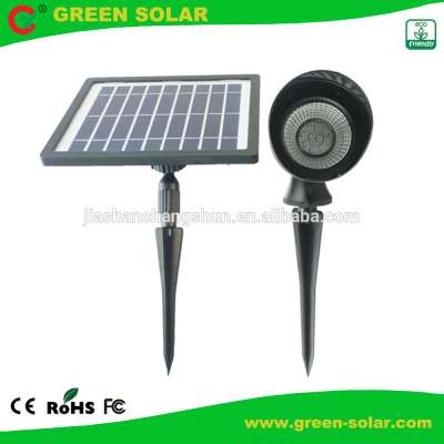 RGB Solar Powered LED Spot Lamp with 10 LED 5050