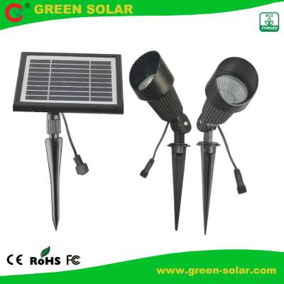 Solar Powered LED Spot Lamp with CE ROHS FCC